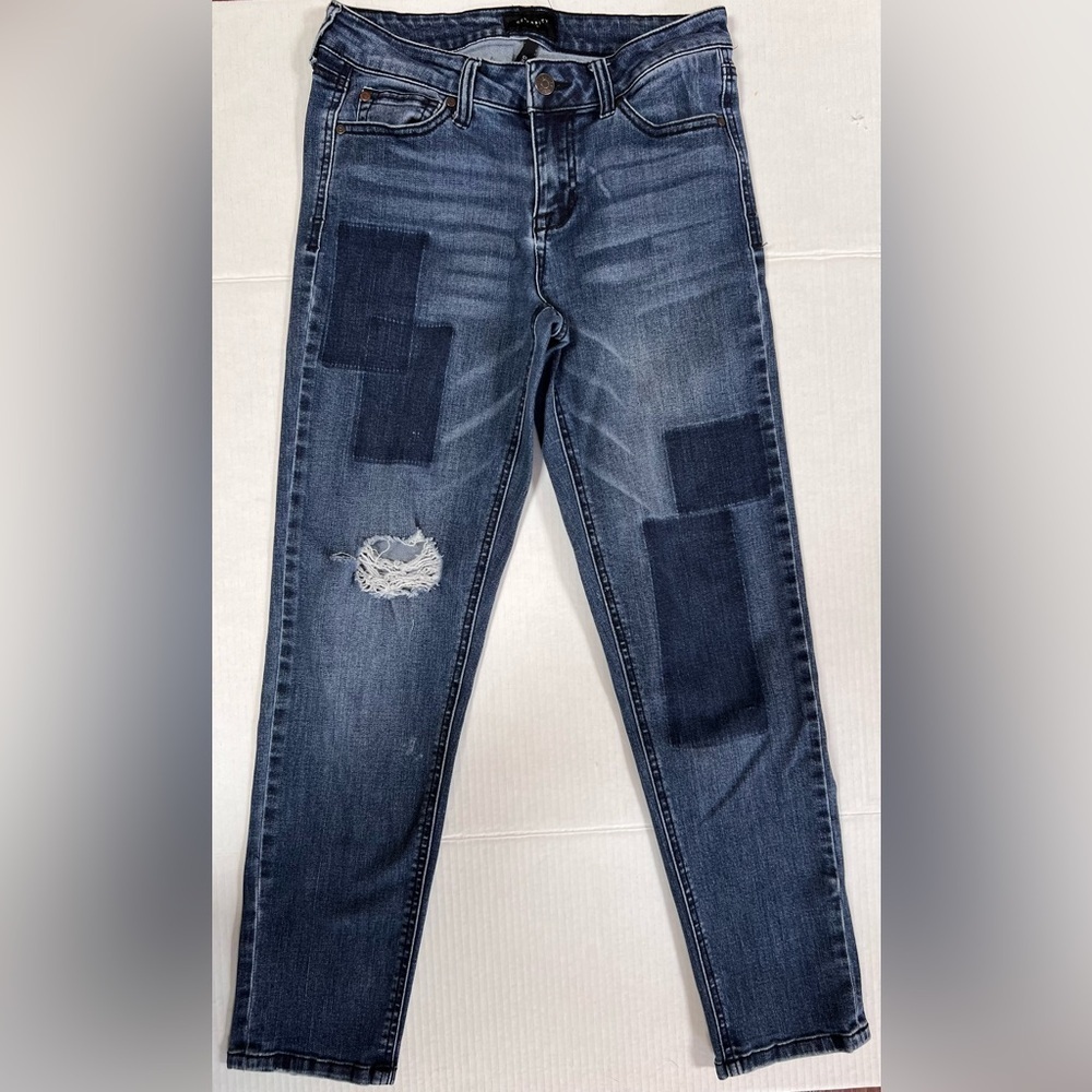 Celebrity Pink Women’s Juniors Size 5/27 Ripped Patched Girlfriend Jeans Tournai
